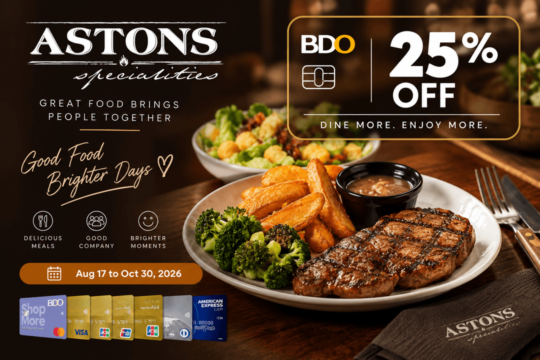 25% OFF at Astons Specialities